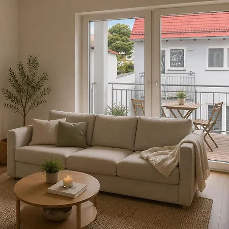 New In The Center Of With Balcony Emskirchen